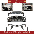 Kit de carrocería de estilo de precio de fábrica Fortuner LX